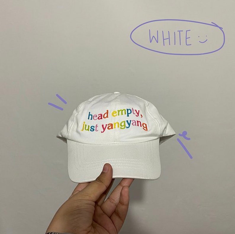 Head Empty Just Yangyang Embroidered Dad Cap