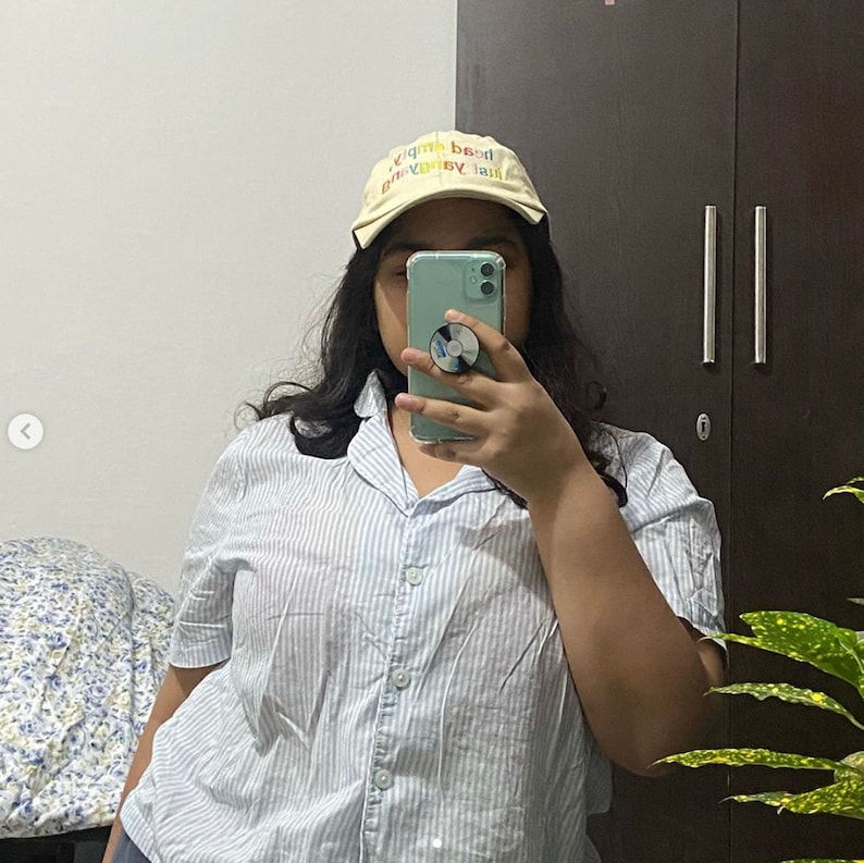 Head Empty Just Yangyang Embroidered Dad Cap