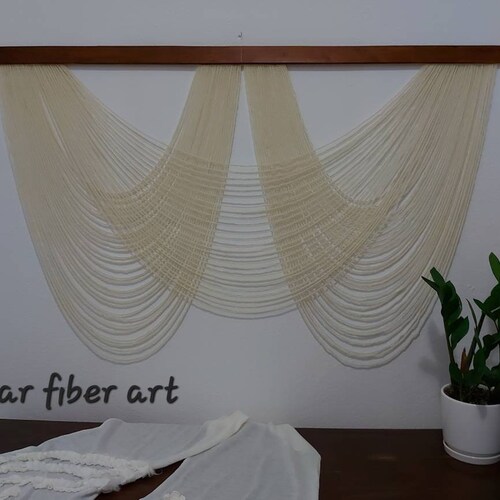 Wall hanging tapestry, Fiber art, shops Boho decor, Modern fiber art decor, Large wall hanging decor