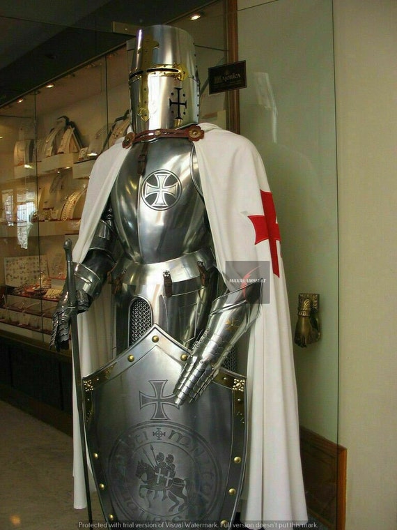 Medieval Knight Suit Of Templar Toledo Armor Combat Full Body Armour Replica Medieval Knight Suit Of Templar Toledo Armor Combat Full Body Armour Replica