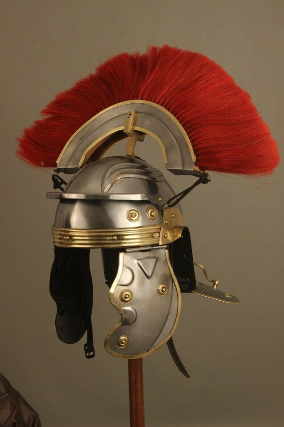 Medieval Roman Centurion Helmet Centurian Costume Adult Size Wearable