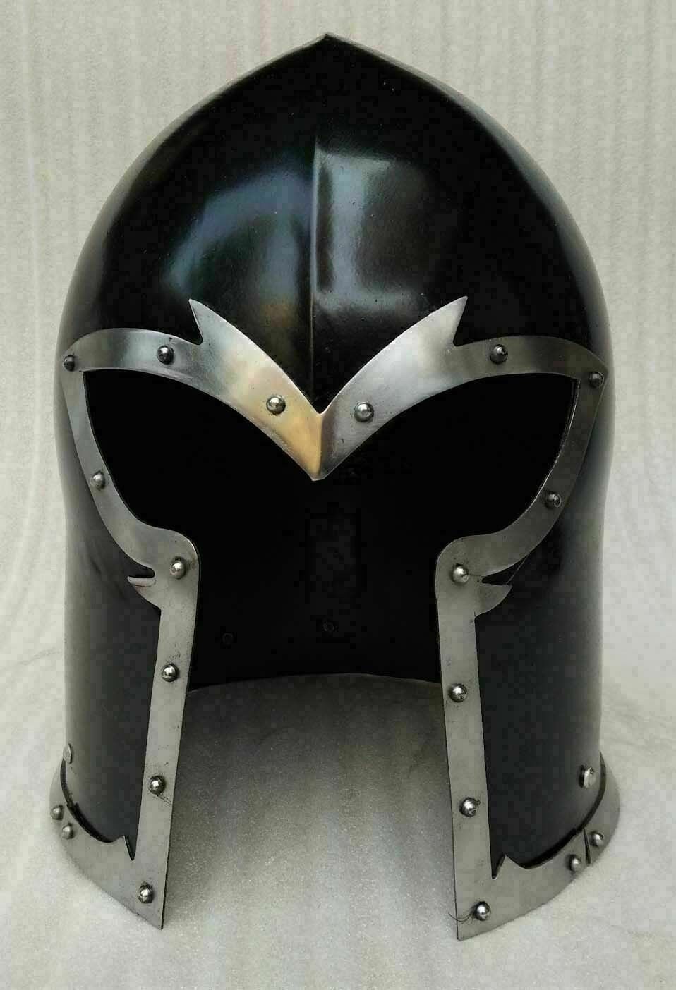 Medieval Barbuta Helmet Knights Templar Crusader Armor Helmet Medieval Sca Larp 