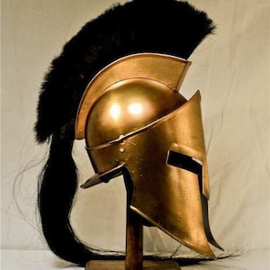 300 King Leonidas Spartan Helmet Warrior Costume Medieval Helmet LARP XMAS Gift 
