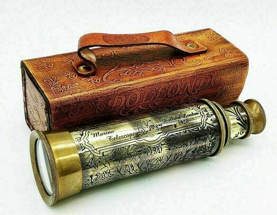 Antique Marine Brass Spyglass Telescope Nautical Gift Antique Telescope 3 inch Antique Marine Brass Spyglass Telescope Nautical Gift Antique Telescope 3 inch