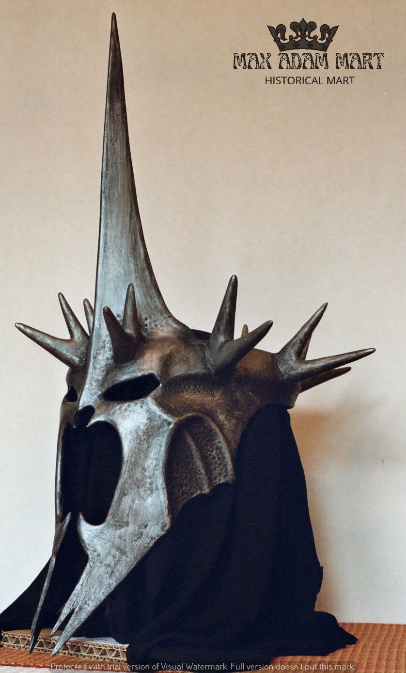 Ring Wraith Nazgul Full Costume/Nazgul Hemet/Nazgul Gauntlets/Nazgul Black Cloak/Nazgul Leg