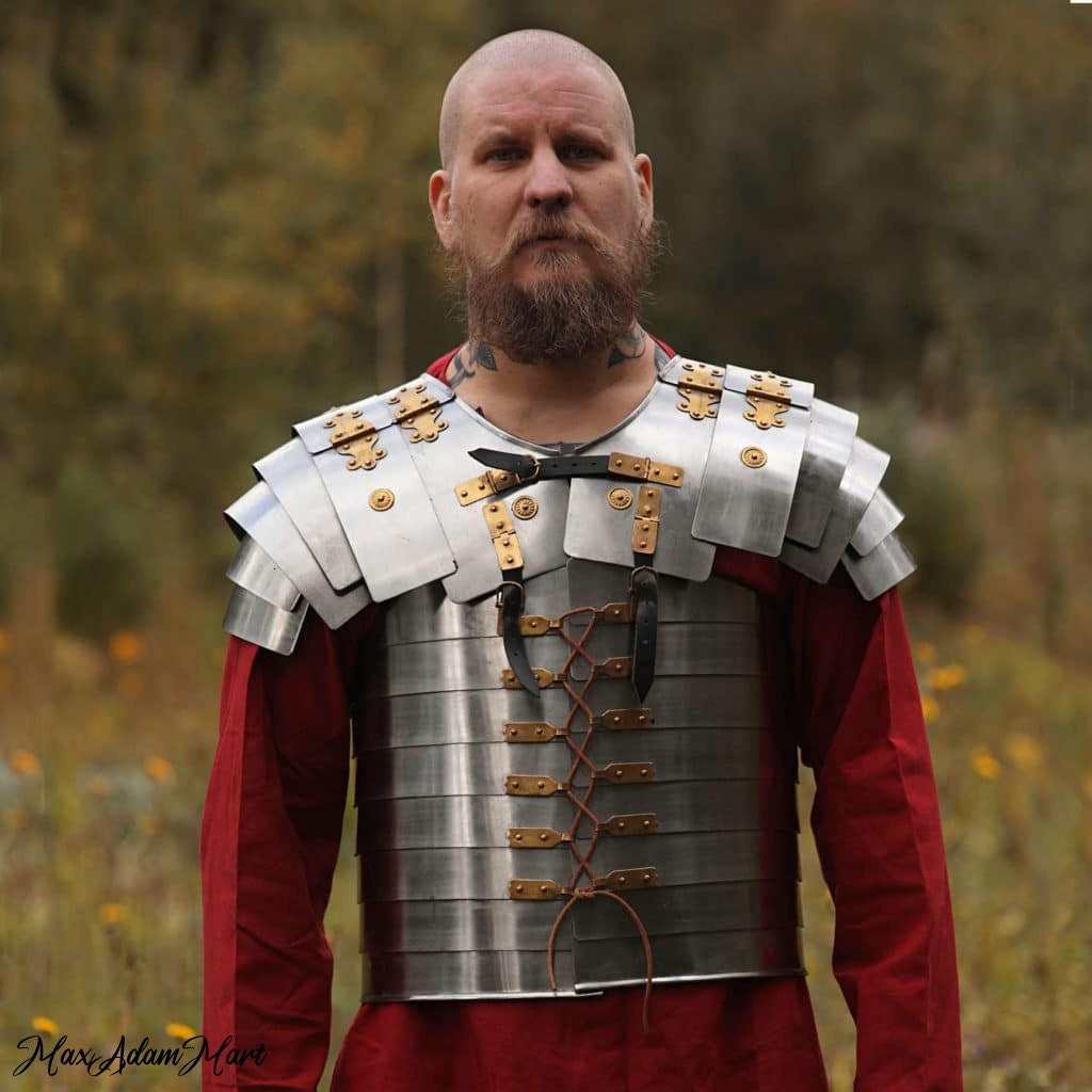 Roman Empire Lorica Segmentata Body Armour Steel Plate Armor With ...