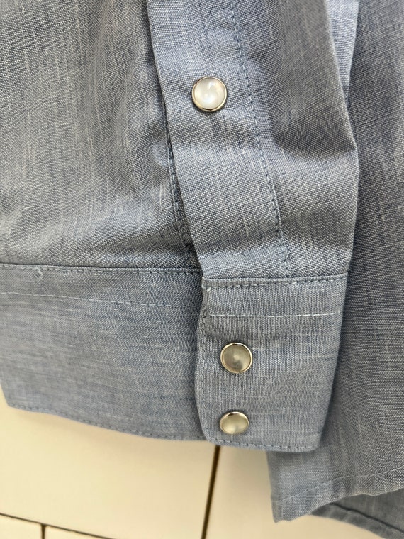 Vintage Western Pearl Button Down Shirt // Drysda… - image 5