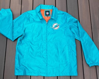 Vintage Adult NFL Miami Dolphins Winter Pro Line APEX ONE Jacket