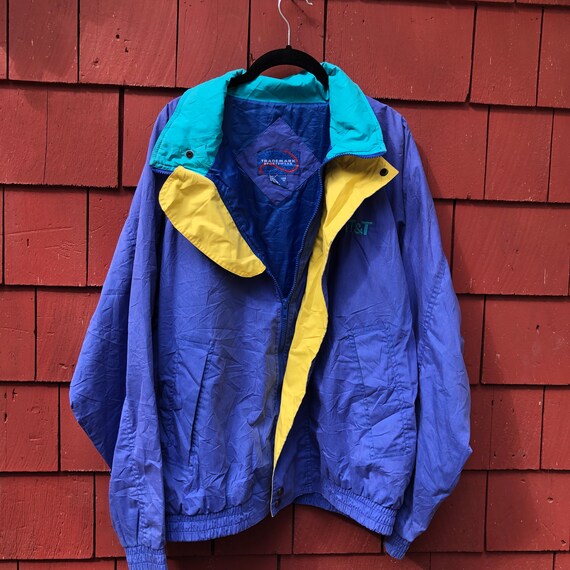 Vintage AT\u0026T Windbreaker Jacket // Trademark Sportswear // Size XL