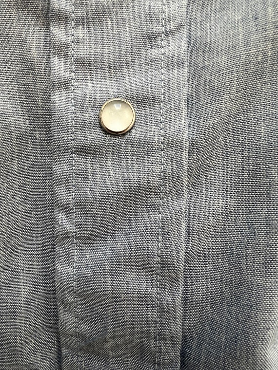 Vintage Western Pearl Button Down Shirt // Drysda… - image 3