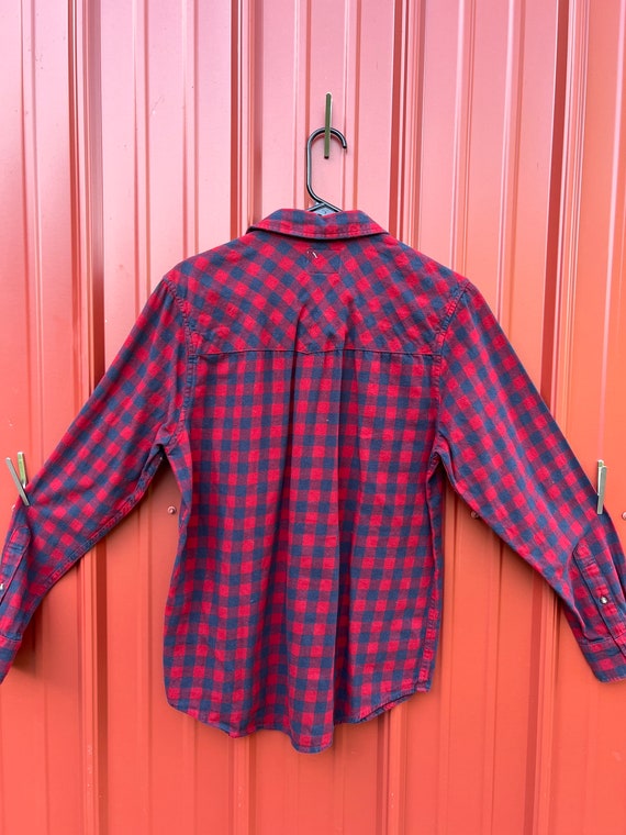 Vintage Western Flannel Shirt // Roebuck & Co // … - image 4