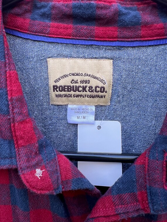 Vintage Western Flannel Shirt // Roebuck & Co // … - image 3