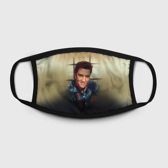 Elvis Presley Fashion Face Mask Reusable Washable 100% | Etsy