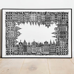 Wroclaw Poland Art print, Sketch print, Artwork prints, Architecture poster, Wall decor art, Original art print, Original print, Drawing art