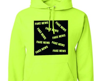 White and neon green hoodie new arrivals
