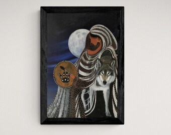 Shape Shifter by Betty Albert, Native Art, Indigenous Art