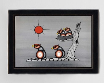 Family by Kurt Flett, Native Art, Indigenous Art