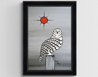 Wisdom by Kurt Flett, Native Art, Indigenous Art