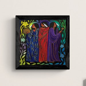 The Healers - Square Version by Betty Albert, Native Art, Indigenous Art