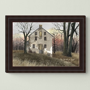 The Old Mill at Sunset by Billy Jacobs, Art Print, Home Decor, Country, Farm