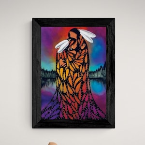 Young Love by Betty Albert, Art Print, First Nation, Indigenous Art