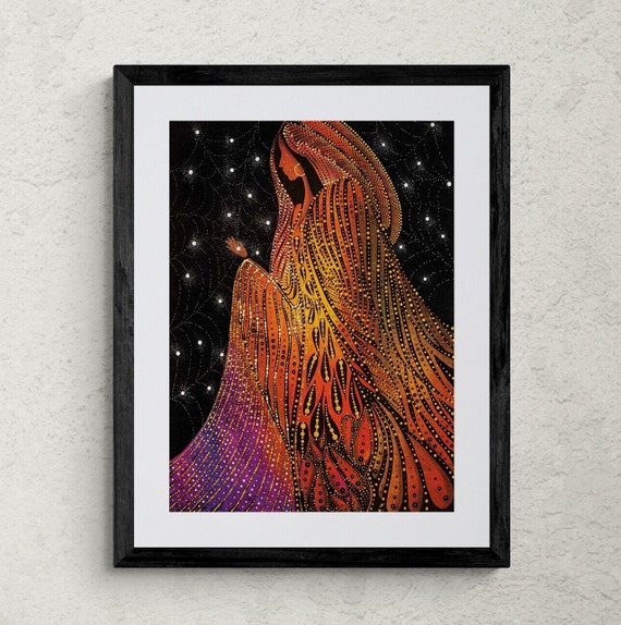 Catching Dreams by Betty Albert, Native Art, Indigenous Art