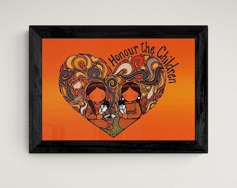 Honour the Children by Jackie Traverse, Native Art, Indigenous Art