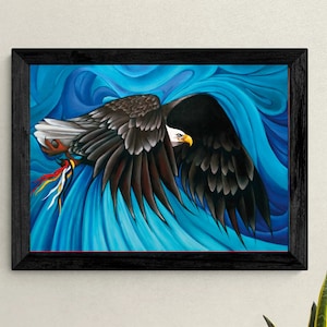 Between Two Worlds by Jackie Traverse, Native Art, Indigenous Art