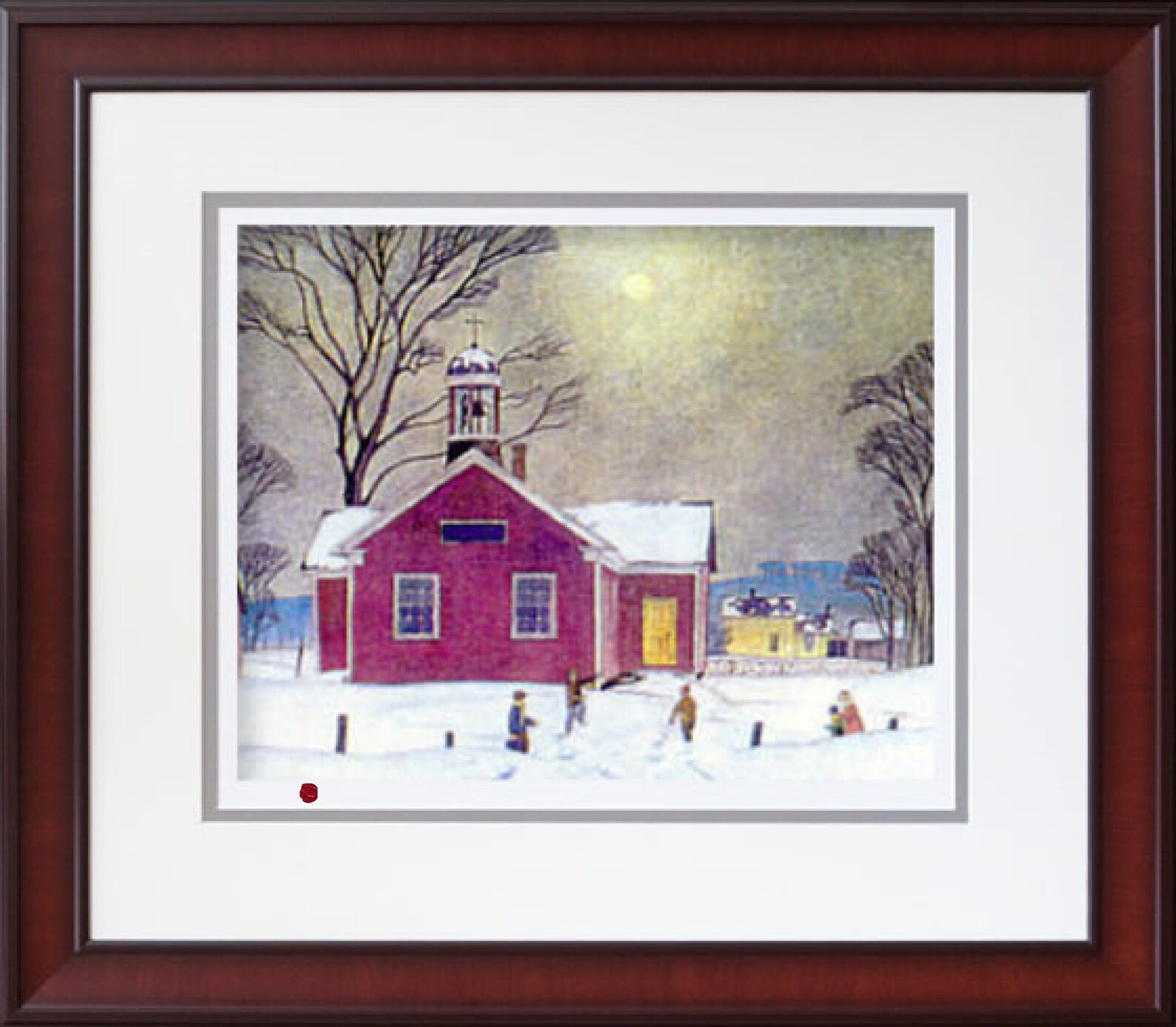 A.J. Casson's North York School House Art Print Framed Etsy Canada