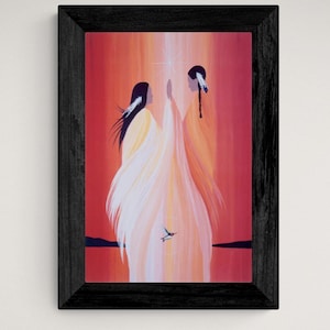 She Who Loves The Truth von Betty Albert, Kunstdruck, Ureinwohner, Ureinwohner Kunst