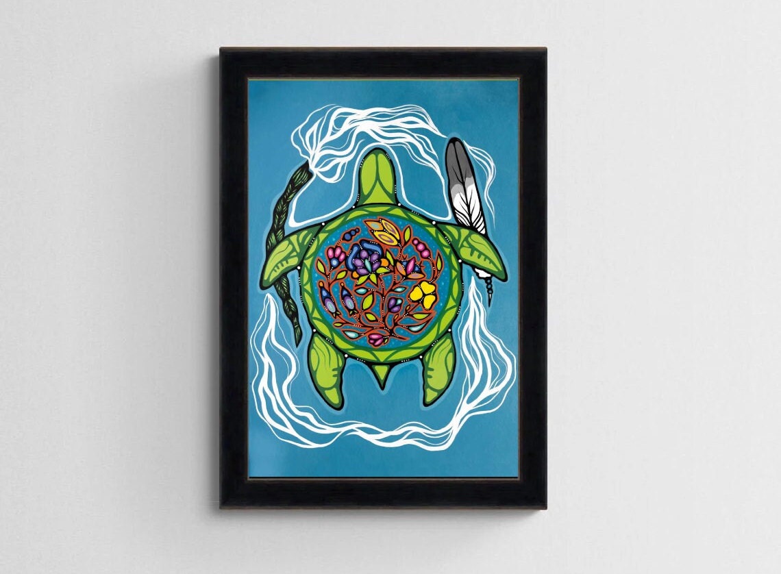 Prayers for Turtle Island by Jackie Traverse, Native Art