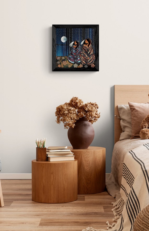 Sisters by Betty Albert, Native Art, Indigenous Art