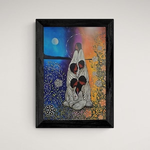 Seven Generations by Betty Albert, Art Print, First Nation, Indigenous Artist