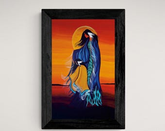 Mother And Daughter by Betty Albert Indigenous Artist