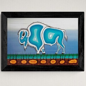 Buffalo Strength by Jeffery Red George, Native Art, Indigenous Art