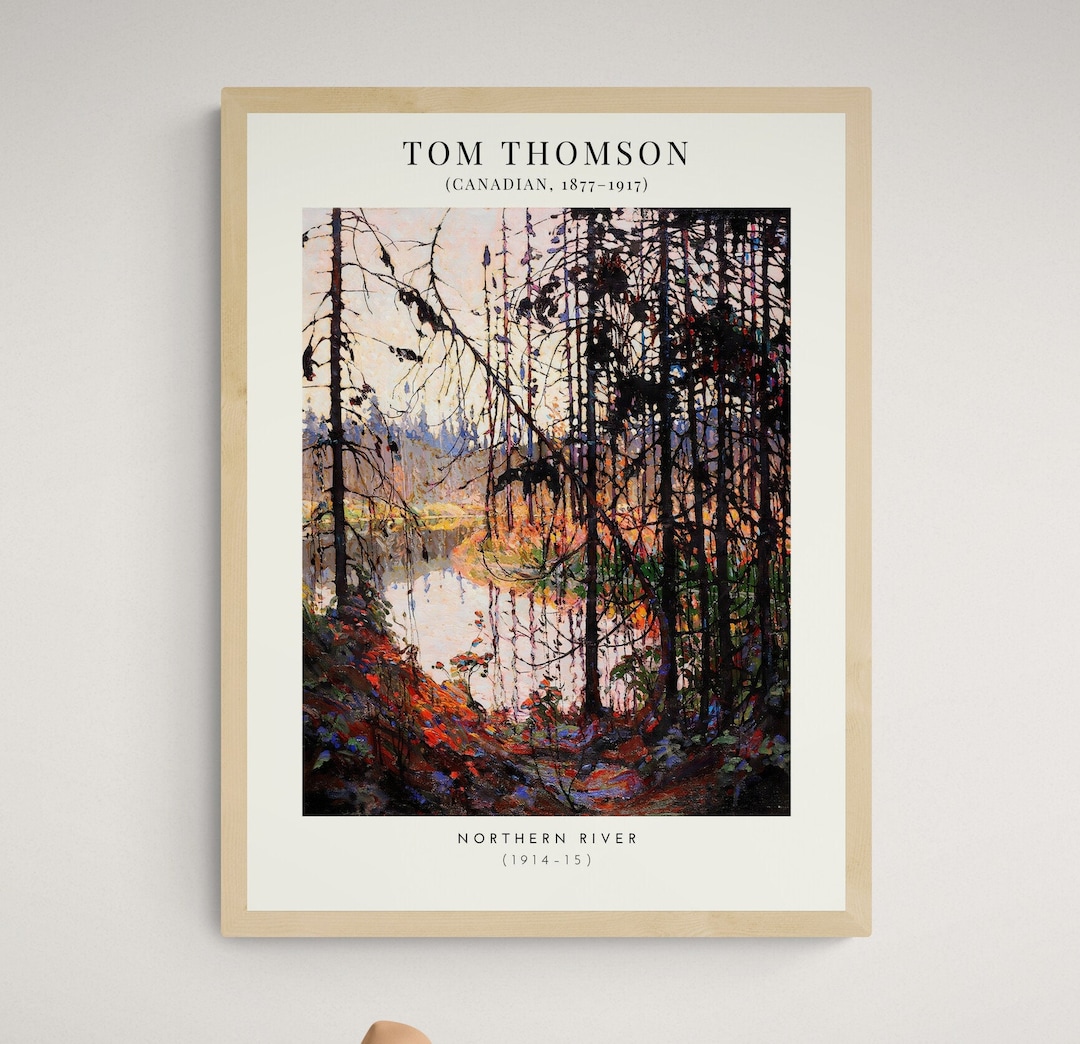 Northern River by Canadian Artist Tom Thomson, Vintage, Museum, Etsy