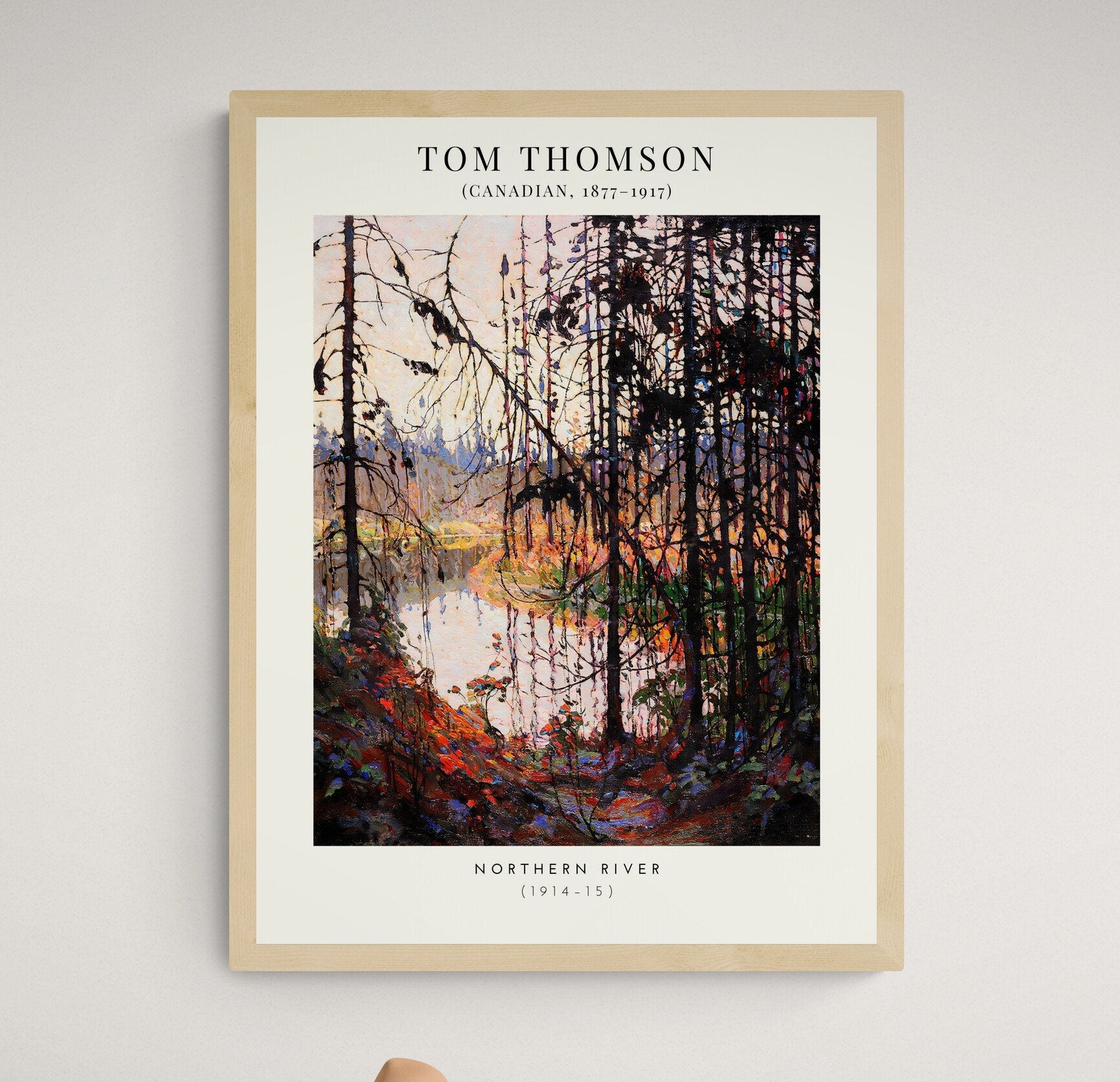Northern River by Canadian Artist Tom Thomson, Vintage, Museum, - Etsy