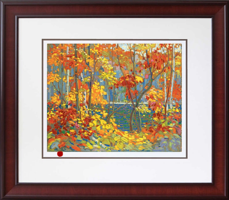 Tom Thomson's the Pool Art Print Framed Group of Seven Etsy Canada