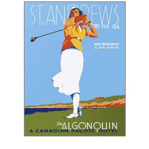 St Andrews (Canadian Pacific), Vintage, Travel print
