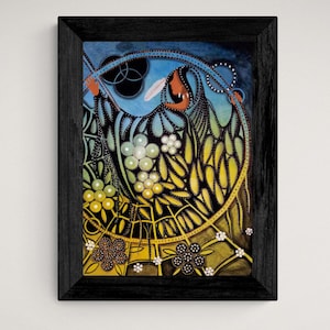 Sacred Place by Betty Albert, Art Print, First Nation, Indigenous Art