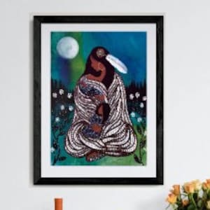 Loving Arms by Betty Albert, Indigenous Artist