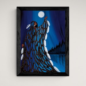 Standing Tall by Betty Albert, Art Print, First Nation, Indigenous Artist