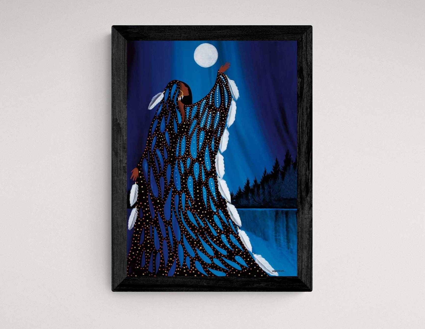 Standing Tall by Betty Albert, Art Print, First Nation, Indigenous Artist