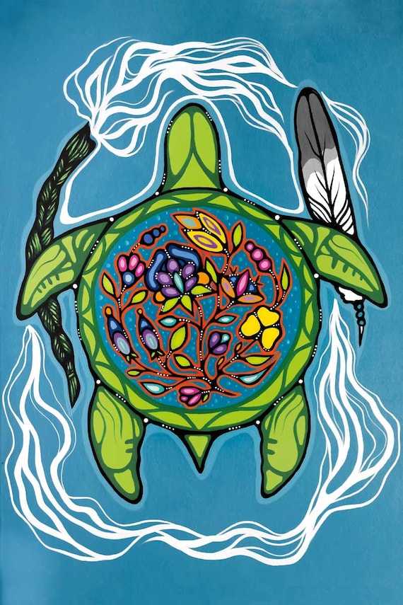 Prayers for Turtle Island by Jackie Traverse, Native Art