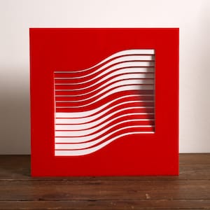 Limited Edition Sculpture in Plexiglass by Gio Schiano  Geometric - Minimalism - Illusion Contemporary - Constructivism - Concrete