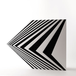 Plexiglass Sculpture - Gio Schiano - Modern - Kinetic art Geometric - Minimalism - Illusion Contemporary - Constructivism - Concrete op art