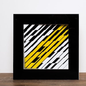 Limited Edition Sculpture in Plexiglass by Gio Schiano  Geometric - Minimalism - Illusion Contemporary - Constructivism - Concrete
