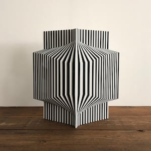Optical Art Sculpture - Gio Schiano - Modern Sculpture - Kinetic art - Geometric - Minimalism - Contemporary - Constructivism - Concrete art