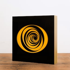 Limited Edition Sculpture in Plexiglass by Gio Schiano  Geometric - Minimalism - Illusion Contemporary - Constructivism - Concrete