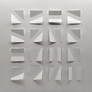 quadrato tagliato sulla diagonale
